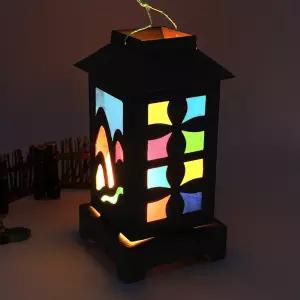 아트랄라 오색불빛초롱 만들기 새해소원 불빛등 전통 한지등 led무드등