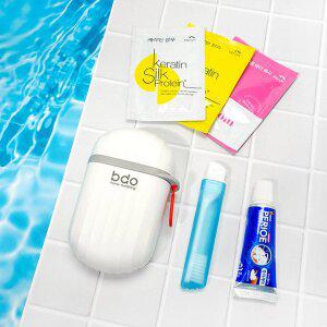 [나래티앤씨]비디오 트래블미니 치약칫솔세트 여행용 휴대용 사무실용 칫솔통