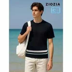 [하프클럽/지오지아]크루넥 반팔 니트 B (ABC2ER1103_B)