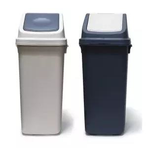 유진 에이스 사각휴지통 종량제 30L, 40L, 50L, 75L 쓰레기통 업소용 스윙