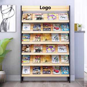 홍보물거치대 매거진랙 책 전시대 잡지 진열 엽서 책