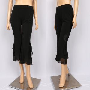 노브패리스 ALN1684핫피스 포인트 나팔바지 66에서99 밴딩 국산 빅사이즈 벨리 라인 차밍 댄스바지