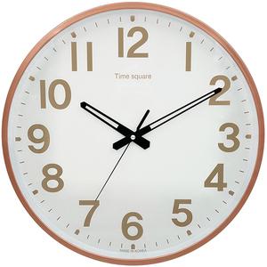 40cm 인테리어 무소음 벽시계 KH400PL로즈골드