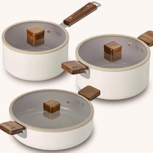 네오플램 비앙 IH 풀 인덕션 냄비세트 3종(편수18+양수20+전골24)