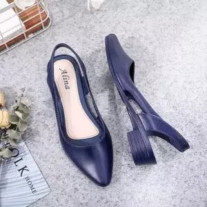 [트렌드스토어] 여성 말랑말랑 아쿠아 직장인 젤리 플랫슈즈