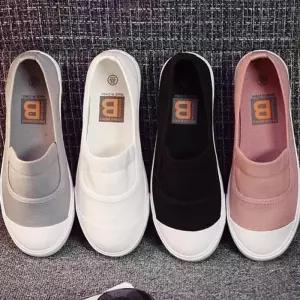 ONM 슬립온 여성단화 끈없는 스니커즈 여성캔버스화