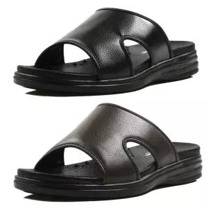 [월드컵]더블쿠셔닝 남성 슬리퍼 사무실화 슬라이드 실내화 층간소음 거실화 신발