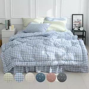 코코 기획 차렵이불 + 침대커버 + 베개커버 침구세트 SS / Q