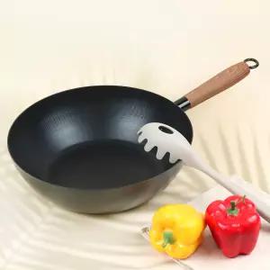 퀸센스 인덕션 캐스트 무쇠 궁중팬 가정 업소용 캠핑 코팅 볶음 웍 추천 무쇠팬 튀김냄비 28cm