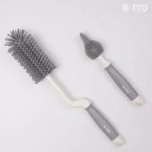 [텐바이텐]비비또 납작모 젖병솔 회전형 세트