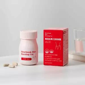 허리쏘옥 다이어트 버닝컷 850mg x 60정 30일 체지방 탄수화물 커팅제 가르시니아 알약