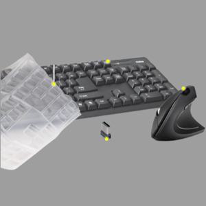 버티컬 키보드 마우스 세트 PC 컴퓨터 노트북 무선 멤브레인 사무용 게이밍 키스킨 추천