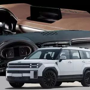 DUB 가죽 대쉬보드 커버 디올뉴 싼타페 MX5