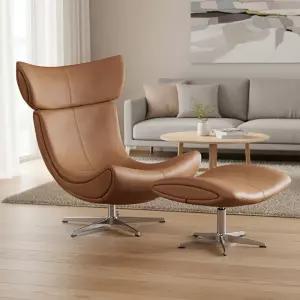 국내발송 리클라이너 1인용 고급가죽 소파 서재 거실 인테리어의자