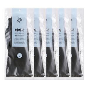 [6켤레] 야무진 베이직 라텍스 고무장갑 S/M/L