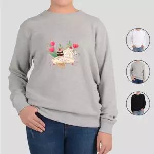 [하프클럽/]맨투맨 전색상 꽃 튤립 수채화 디저트 봄 프린트셔츠