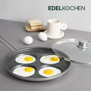 [에델코첸] 통3중 포레그 프라이팬 (그레이마블 논스틱)