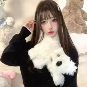 [셀러허브]여자 FW 강아지머플러 귀여운 페이크퍼 머플러 (S27343056)