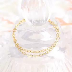 [골드피아] 14K 슬림 체인 반지