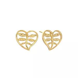 [골드피아] 14K 골드핀 네츄럴 리프 귀걸이