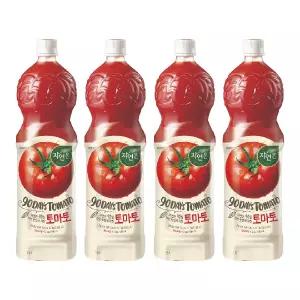 웅진식품 자연은 토마토 1.5L 4개