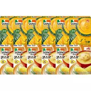 보노 컵 스프 12개(콘스프6개+단호박6개)