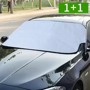 [1개+1개] 차량용 사계절 앞유리덮개 자동차 커버 성에방지 햇빛가리개 자외선차단