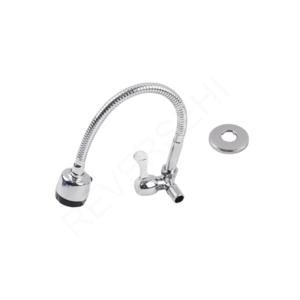 가로형 냉수 자바라 수도꼭지 1구 단수 수전