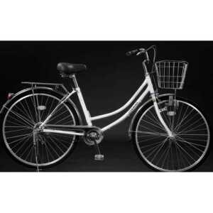 클래식 생활용 자전거 26인치 바구니 등하교 출퇴근용