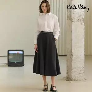 키스해링 25SS 자카드 밴드 스커트