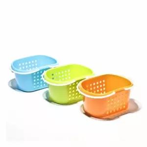 어썸만물상 손잡이 목욕 바구니 다용도 목욕가방 수납