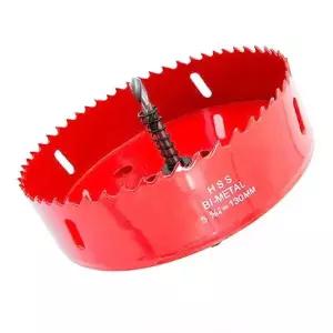 바이메탈 홀쏘 130mm 아바포함 hss 원형 컷팅 목재 철판 석고 플라스틱 금속 목공 홀소 홀커터 홀컷터