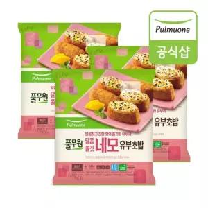 달콤쫄깃네모유부초밥 330g x 3개