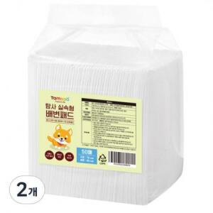 탐사 실속형 배변패드, 76 x 60 cm, 50개입, 2개 one option