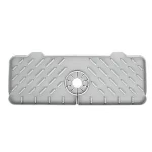 [하프클럽/알티피아]물빠짐 실리콘 수전매트 싱크대물빠짐매트 세면대매트