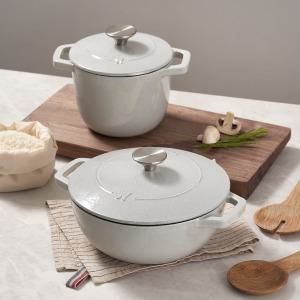 바겐슈타이거 클램 무쇠주물냄비 2종세트(15+21CM) 주물냄비세트