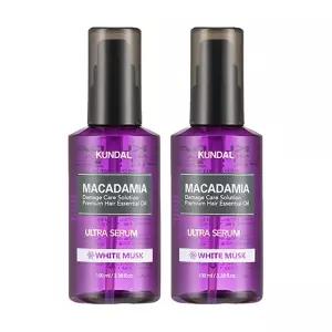 쿤달 울트라 세럼 헤어 에센스 화이트머스크향, 100ml, 2개