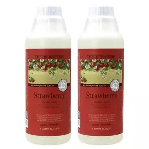더허브스토리 버블바스, 스트로베리, 1000ml, 2개