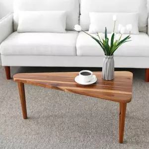 아카시아원목 삼각테이블 협탁  90  MK37036