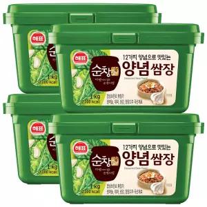 사조 해표 순창궁 12가지 양념쌈장 1kg x 4개 / 장류