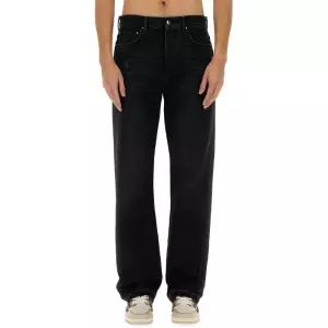 블랙 스트레이트 데님 진 AMDNGH1031 VINTAGEBLACK