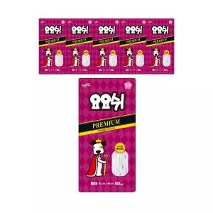 요요쉬 배변패드 플로럴와인 프리미엄 소형 50매, 6개