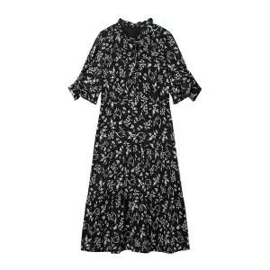 [하프클럽/아날도바시니](아날도바시니) 플로랄 쉬폰 원피스(AX06OP25M)