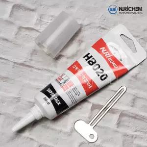 강력 실리콘 접착제 타일 돌 목공 만능 본드 HB020 80ml 튜브