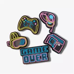 [보리보리/크록스 슈즈]LED 네온 게임 5개 지비츠 세트 (10012094_ZZ)