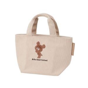 꼬마곰 재키 코듀로이 보온보냉 런치백/다용도가방,도시락파우치