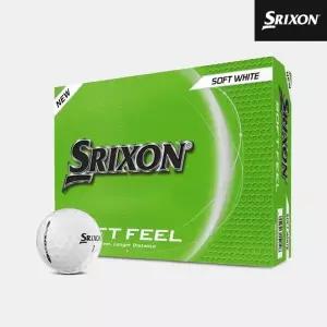 2025 스릭슨 소프트 필 14 골프볼 남여공용 화이트 2피스 12알