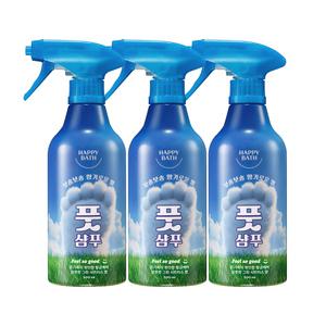 해피바스 필쏘굿 풋샴푸 500ml, 3개