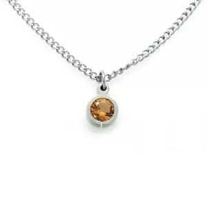 TSP-232 티타늄 탄생석 펜던트 목걸이 무료배송 평생AS