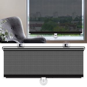 길이조절형 흡착식 햇빛가리개 블라인드 (대) 68x124cm 1P 주방 창문 방수 거실창